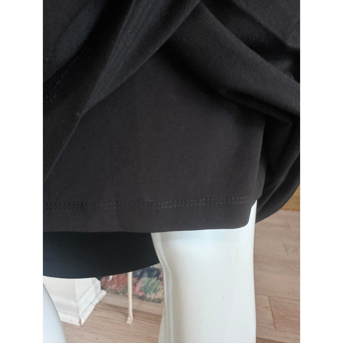 M.M. LAFLEUR Keiko Black Draped Boat Neck Sheath Dress Size M NWT